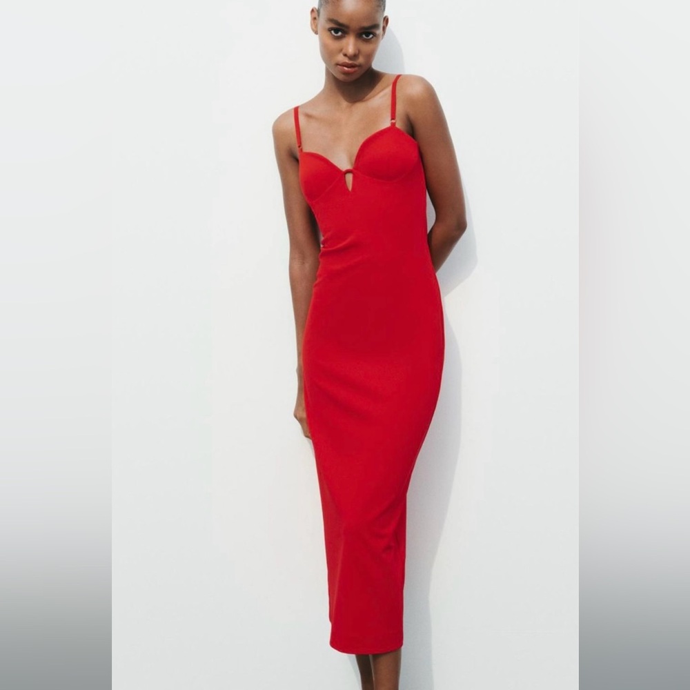 ZARA RED DRESS